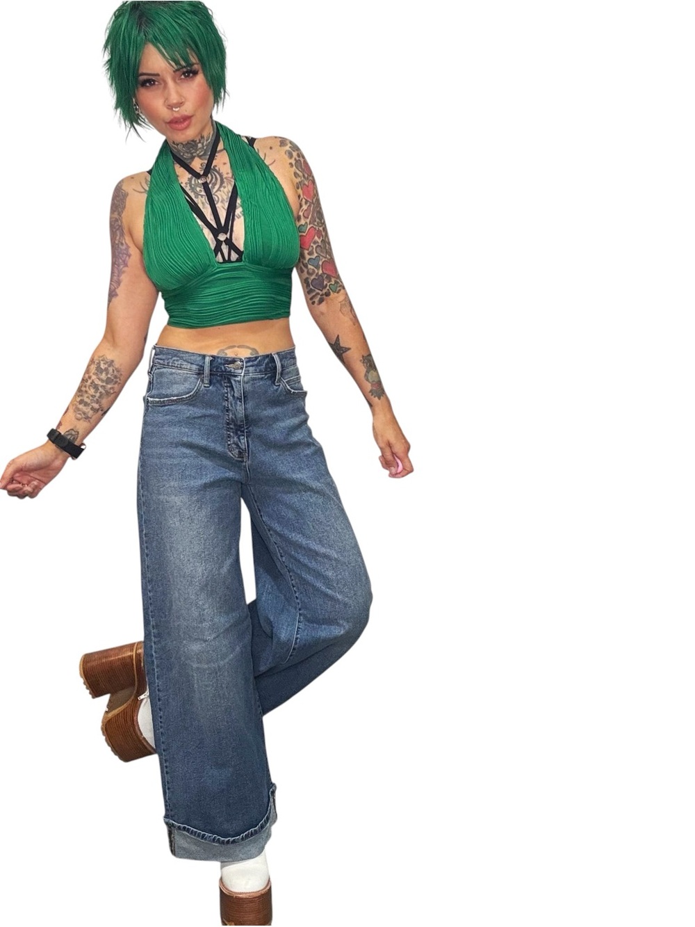 Jessica. Simpson Wide leg jeans - Picture 2 of 10